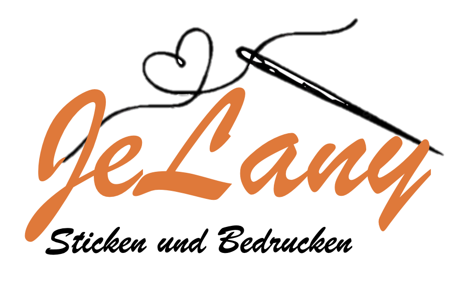 JeLany Logo - Stickerei und Bedrucken